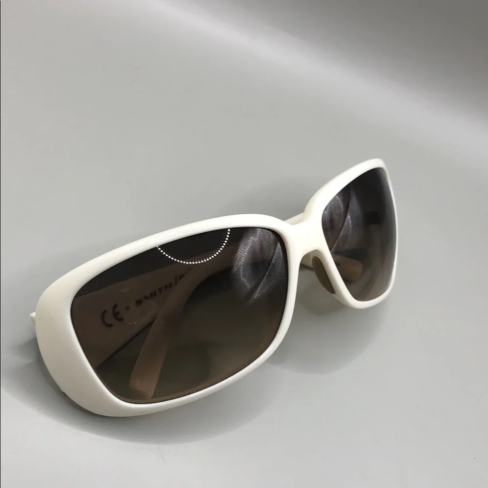 Smith Evolve Shorewood Ivory Frames Sunglasses Unisex WIDE FIT Polarized